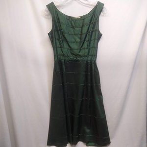 Jonathan Logan green 50's Audrey Hepburn dress